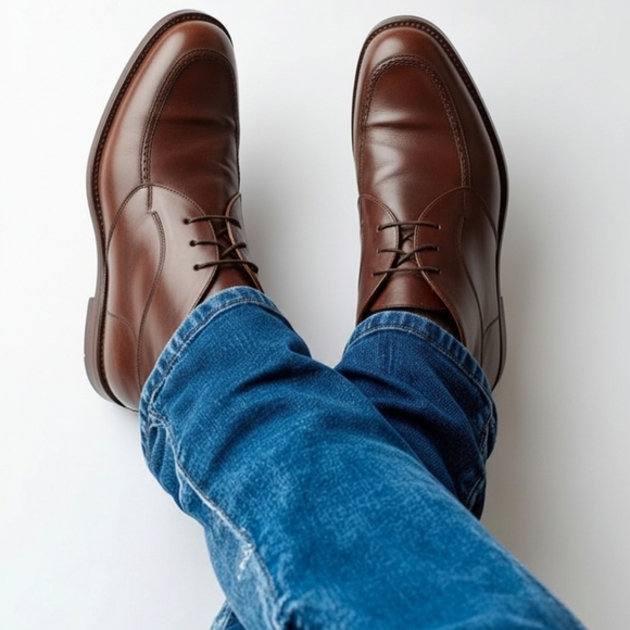 Mezlan Prato Leather Dress Boots Men's Size 10M - Picture 2 of 12